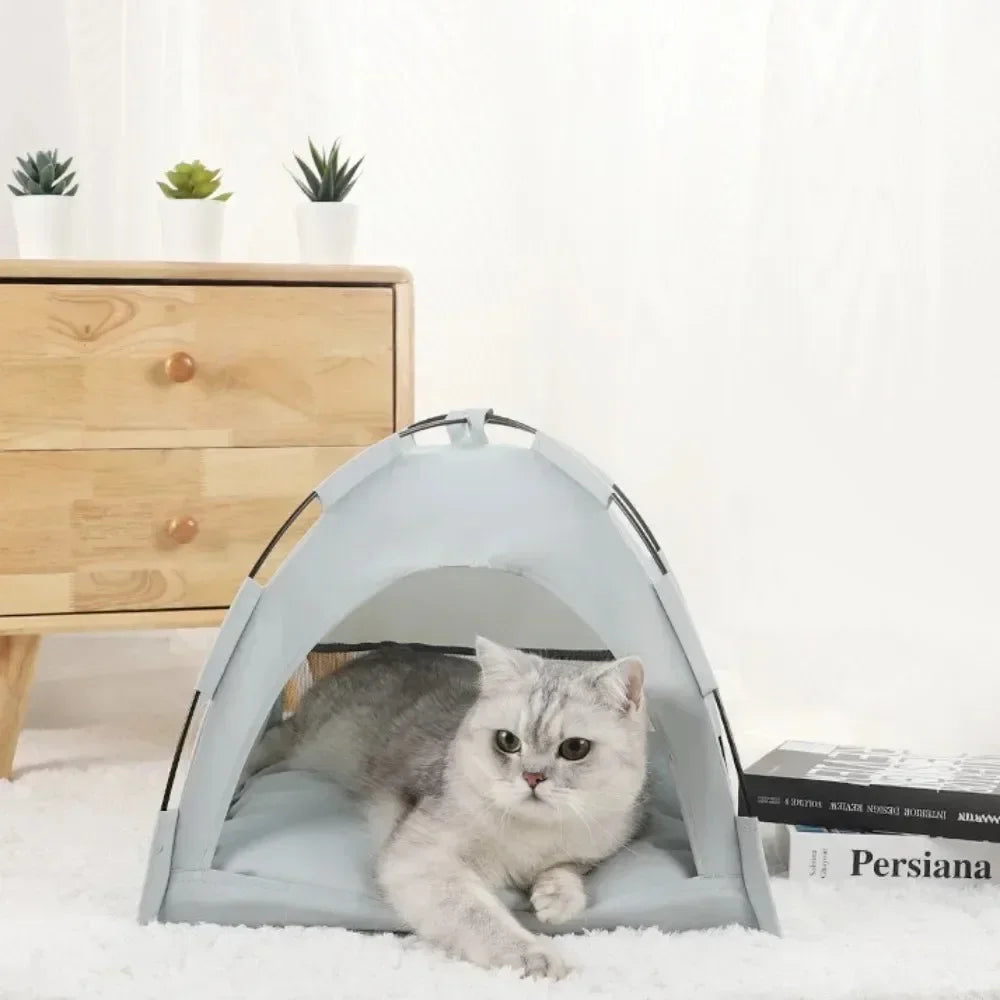 Foldable Pet Tent Bed