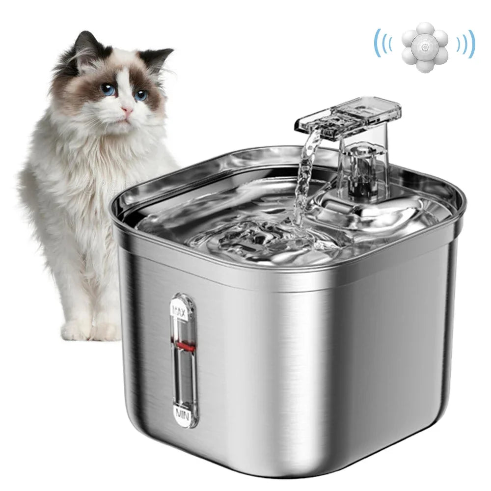 Stainless Steel Cat Water Fountain