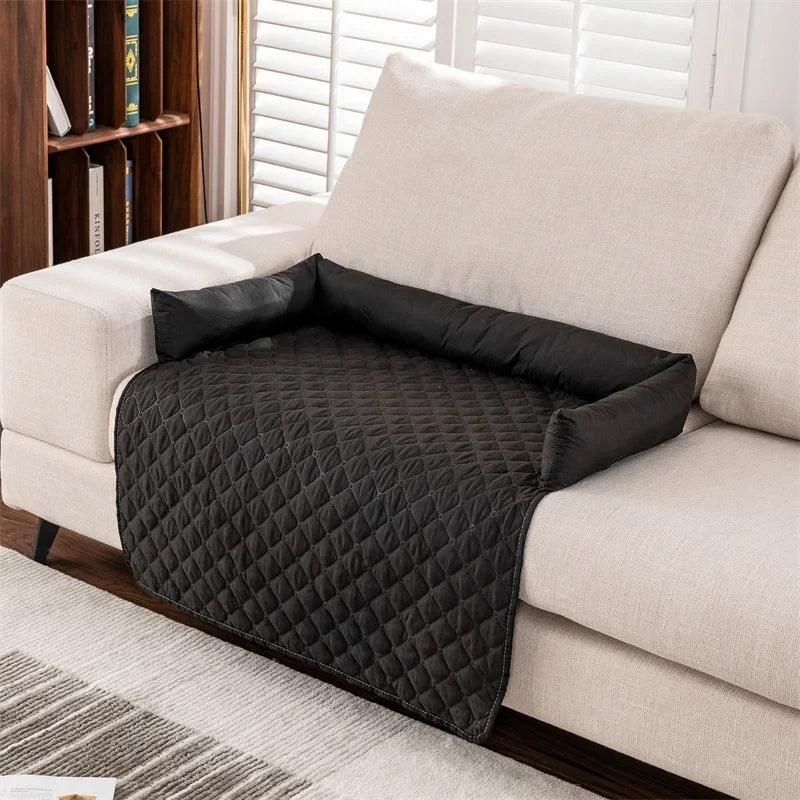 Plaid Waterproof Pet Bed