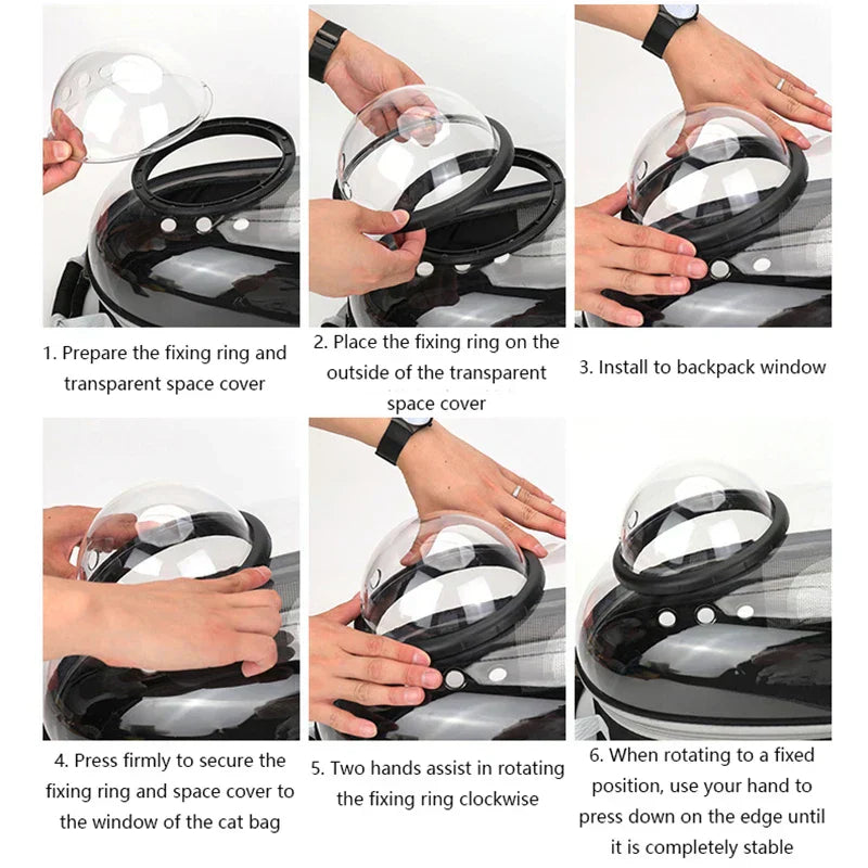 Stylish Pet Transport Backpack