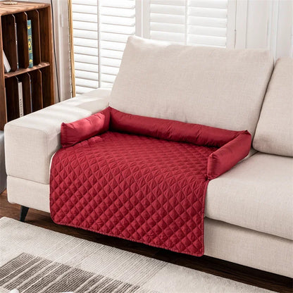 Plaid Waterproof Pet Bed