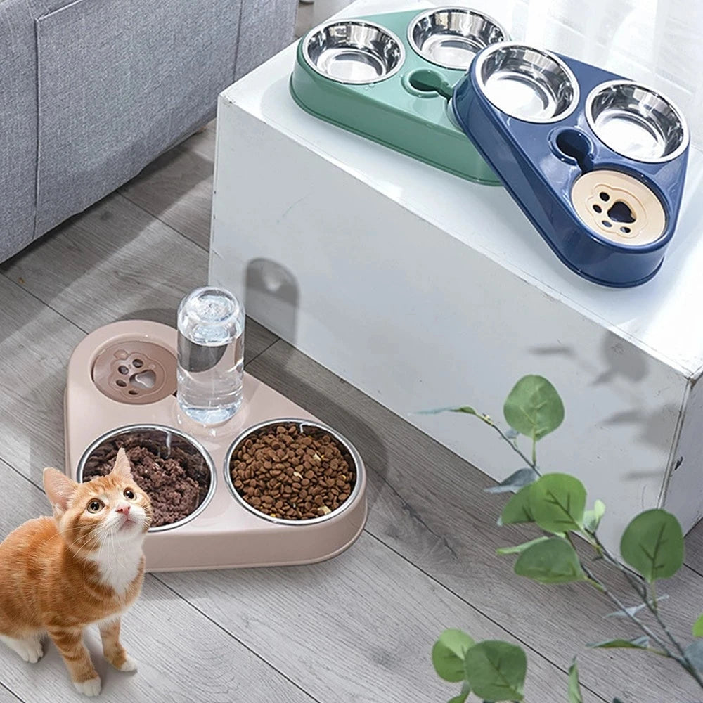 3 In 1 Pet Feeder Bowl