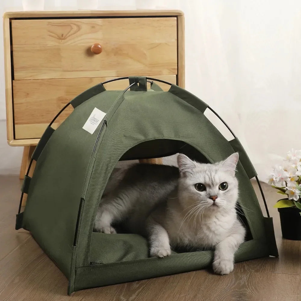 Foldable Pet Tent Bed