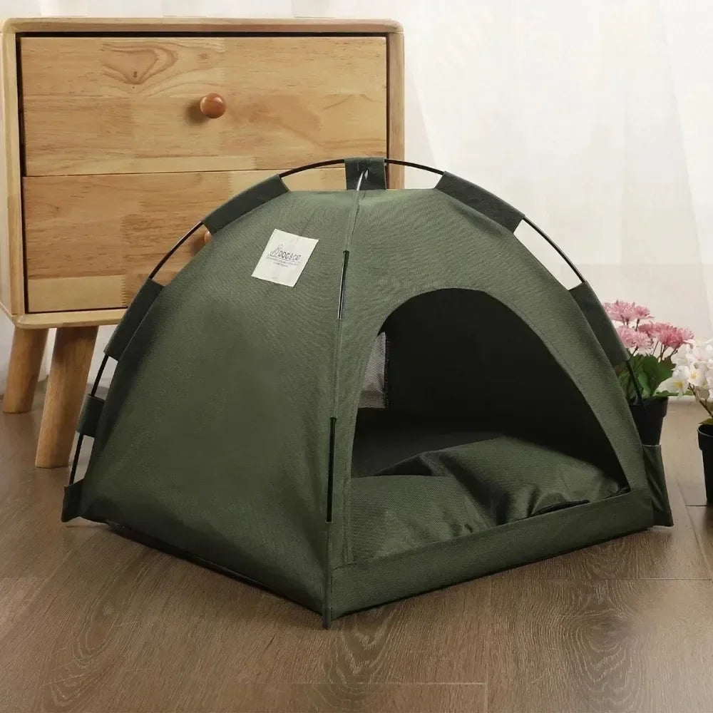 Foldable Pet Tent Bed